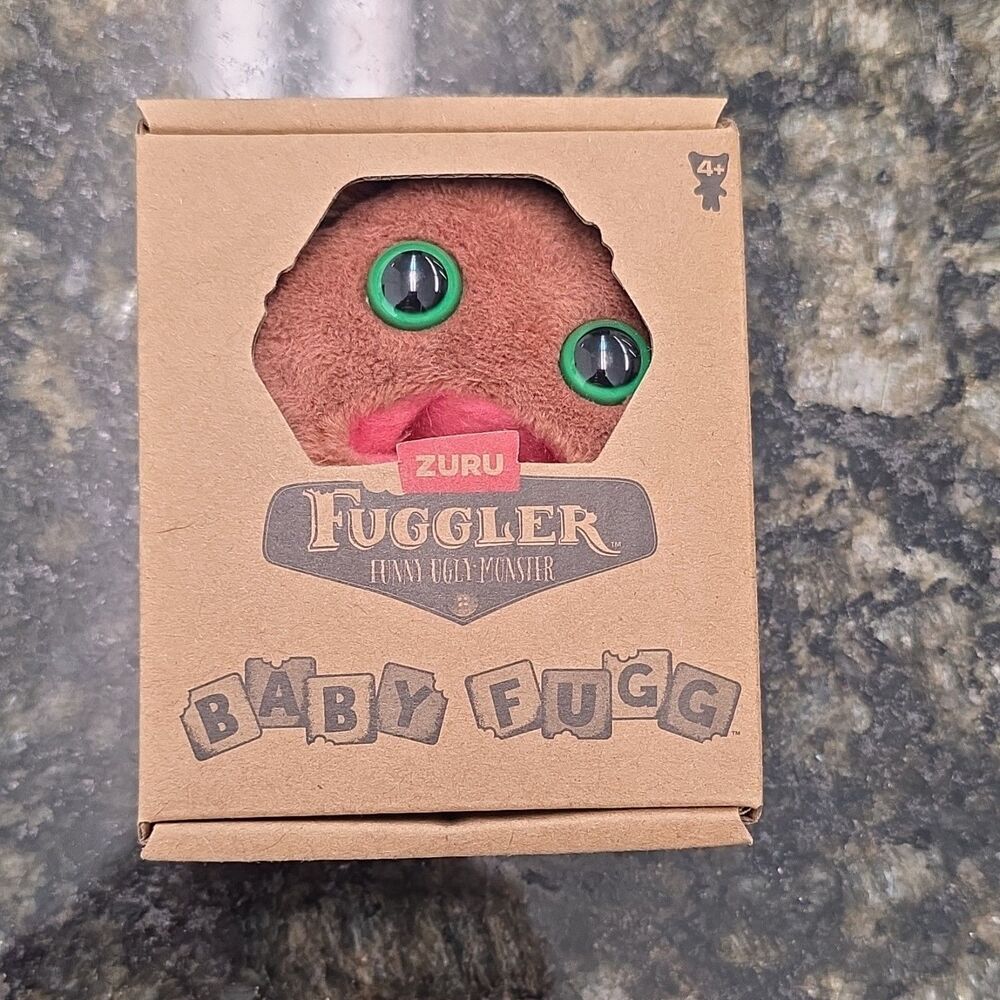 ZURU Fuggler Baby Fugg Series 4 Brown Hedgehog Mini Boxed Plush 2024